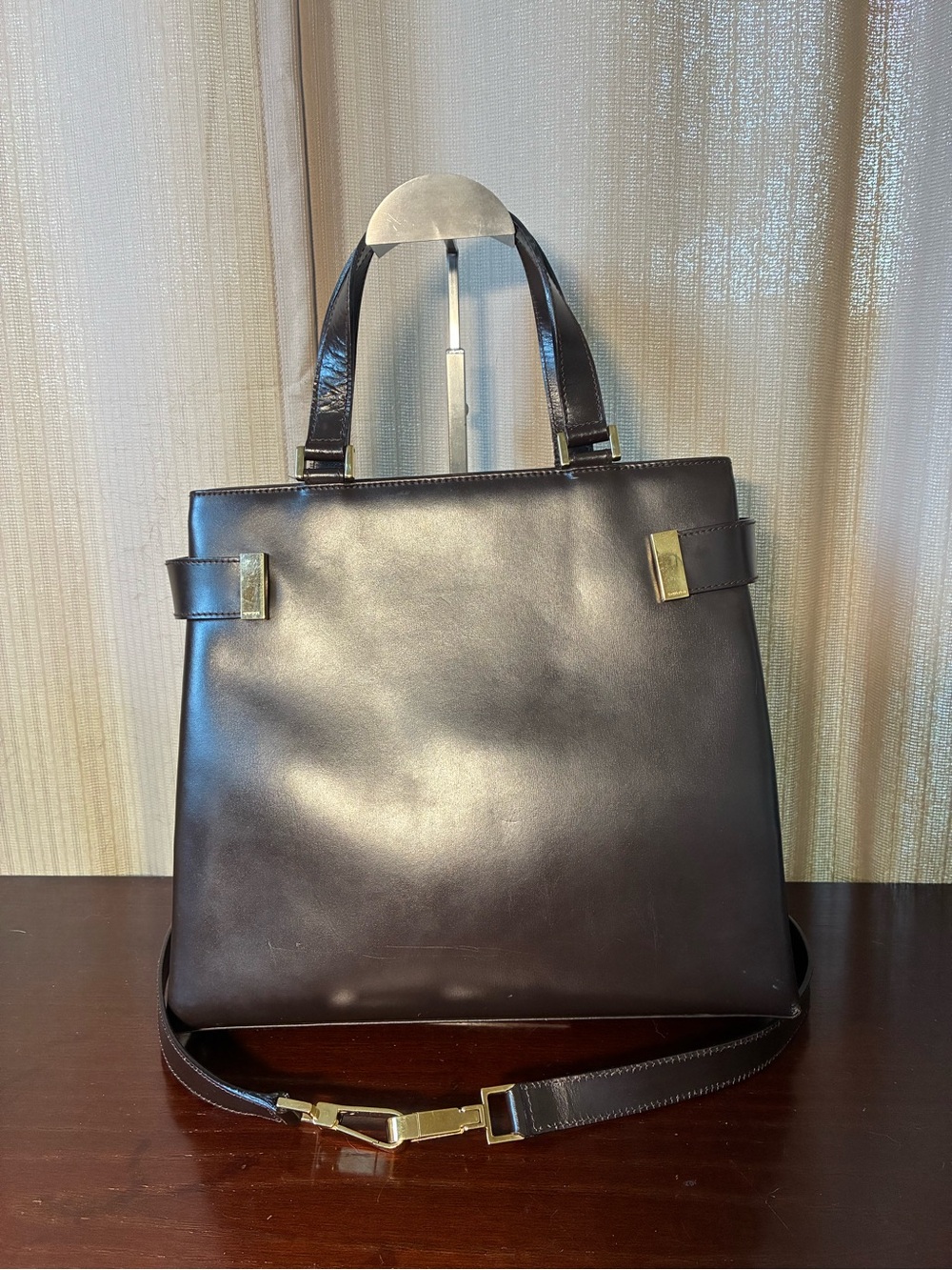 Gucci Black Leather Shoulder Bag